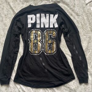 PINK! Bling 86 Long Sleeve